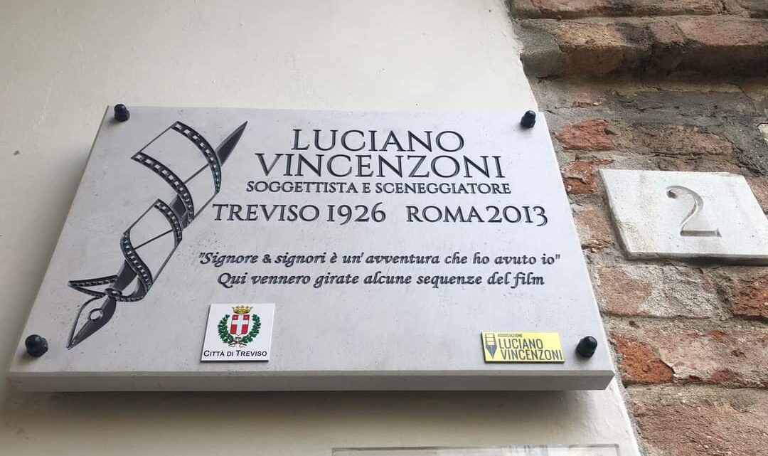 Una targa per Luciano Vincenzoni