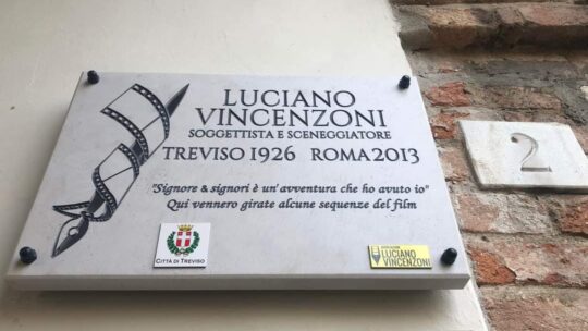 Una targa per Luciano Vincenzoni